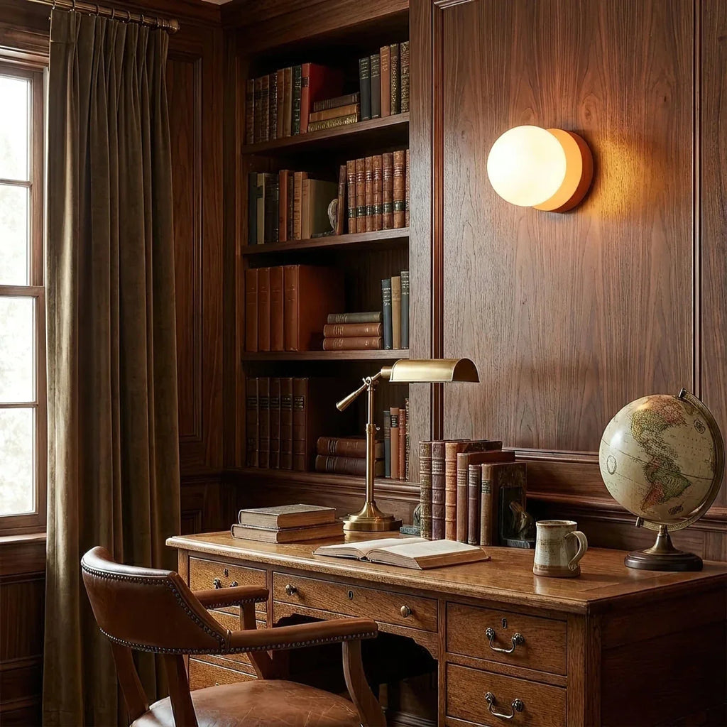 Small Colored Glass Globe Wall Sconce — Playful Modern Style | DRAGÉE™