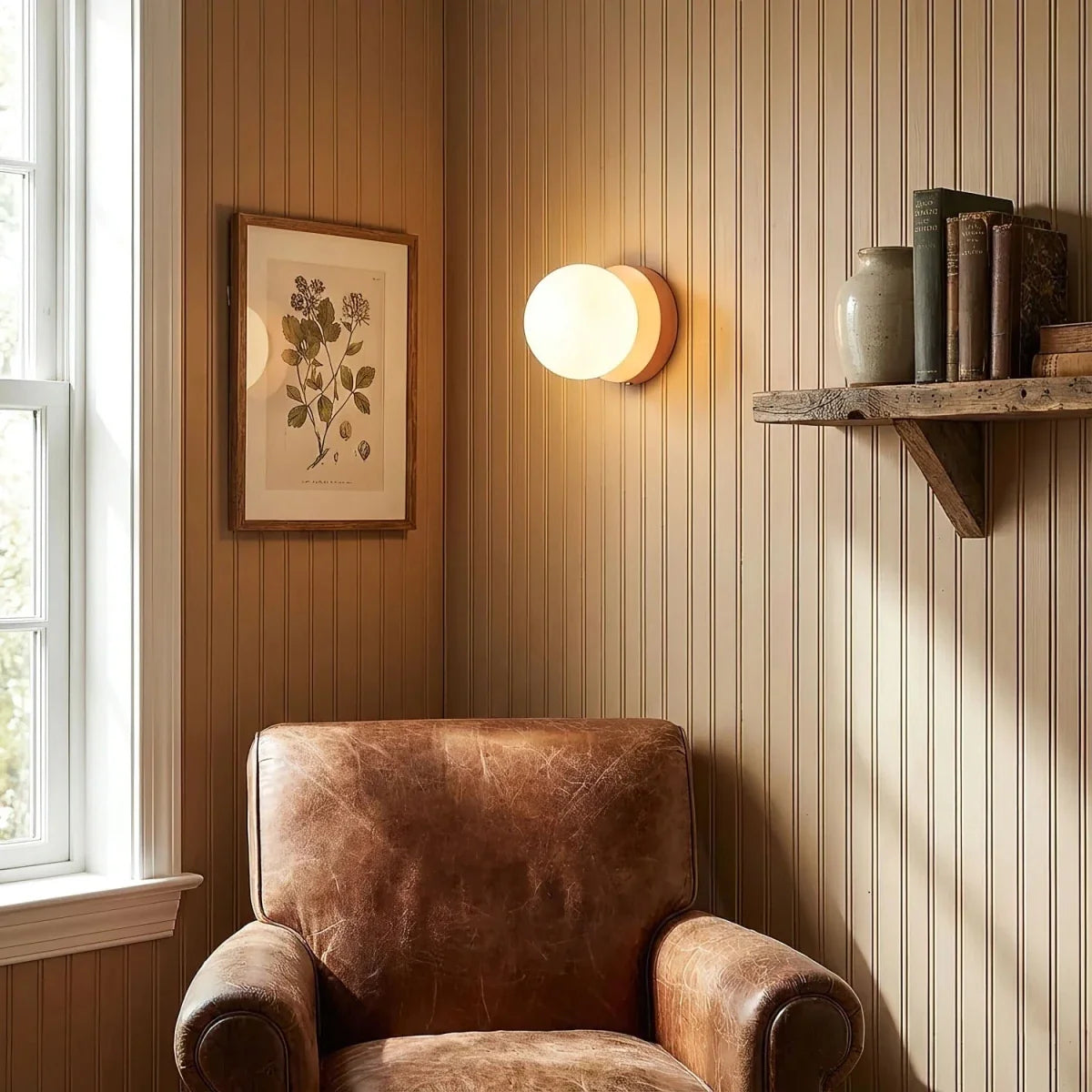 Small Colored Glass Globe Wall Sconce — Playful Modern Style | DRAGÉE™