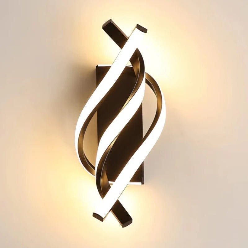 Spiral LED Wall Sconce — Adjustable Tricolor Style | SPIRA™