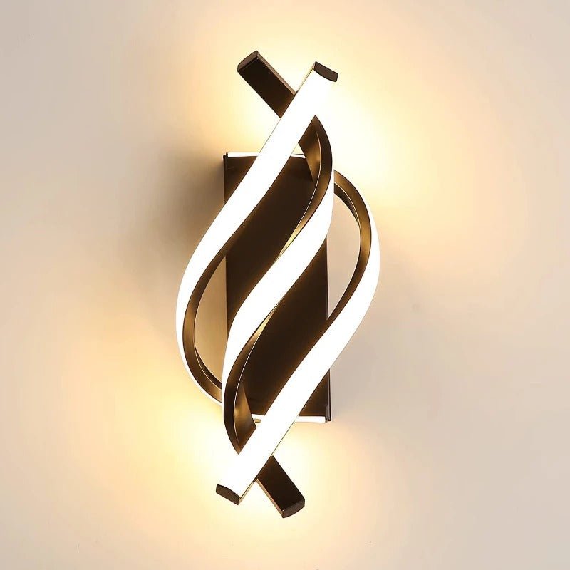 Spiral LED Wall Sconce — Adjustable Tricolor Style | SPIRA™