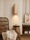 Yellow Marble Wabi-Sabi Wall Sconce — Japanese Travertine Style | SATORI™