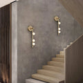 3-Globe Vertical Mirror Wall Sconce — Industrial Contemporary Style | COLLIER™