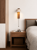 Stone & Wood Column Wall Sconce — Japanese Zen Style | STELE™