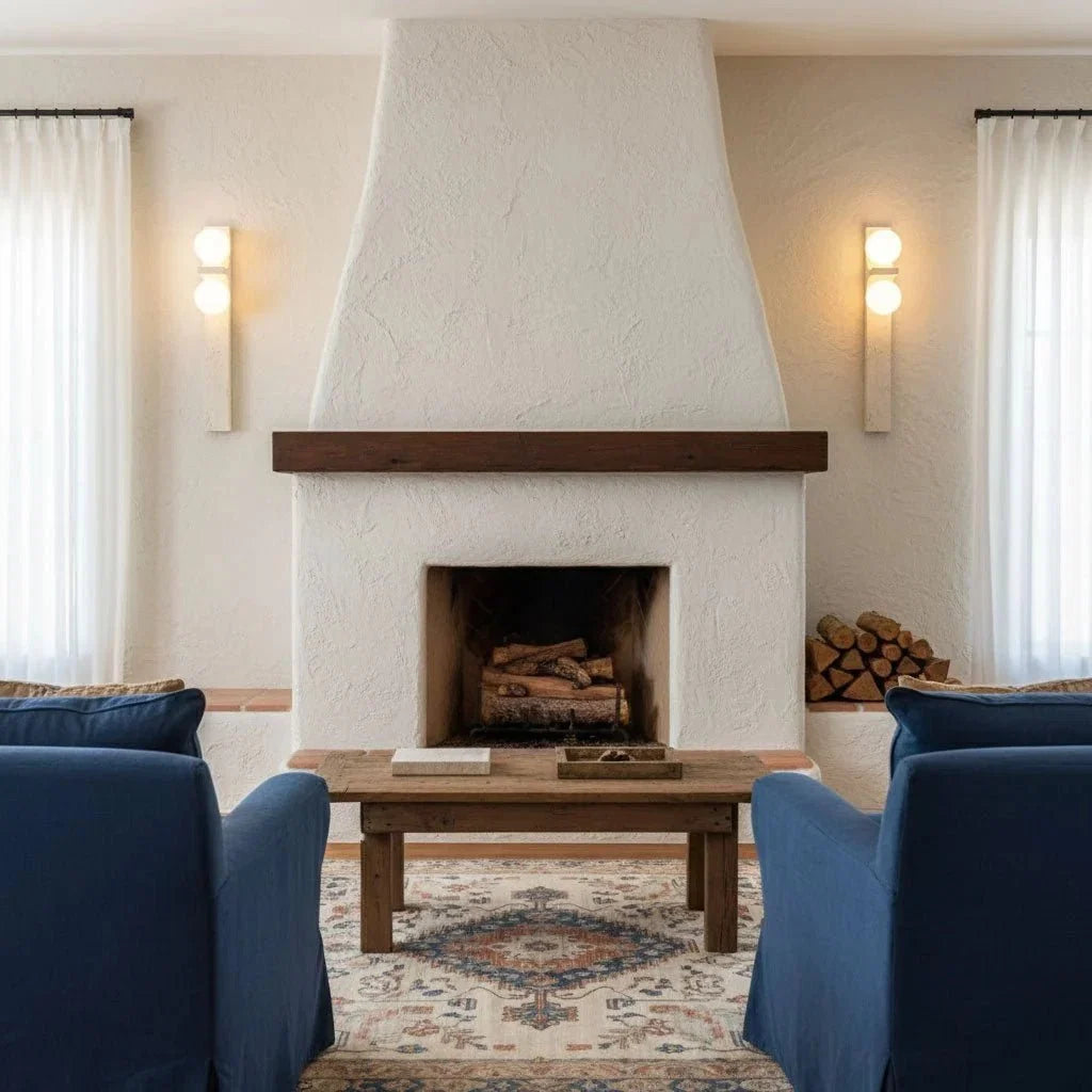 Long Natural Stone Wall Sconce — Wabi-Sabi Retro Style | STALACTITE™