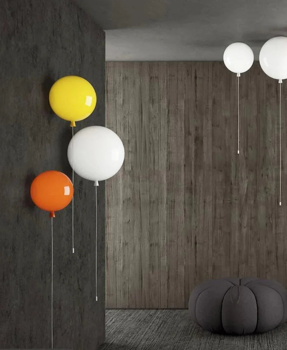 Round Colorful Wall Sconce — Playful Modern Bedside Style | BALLON™