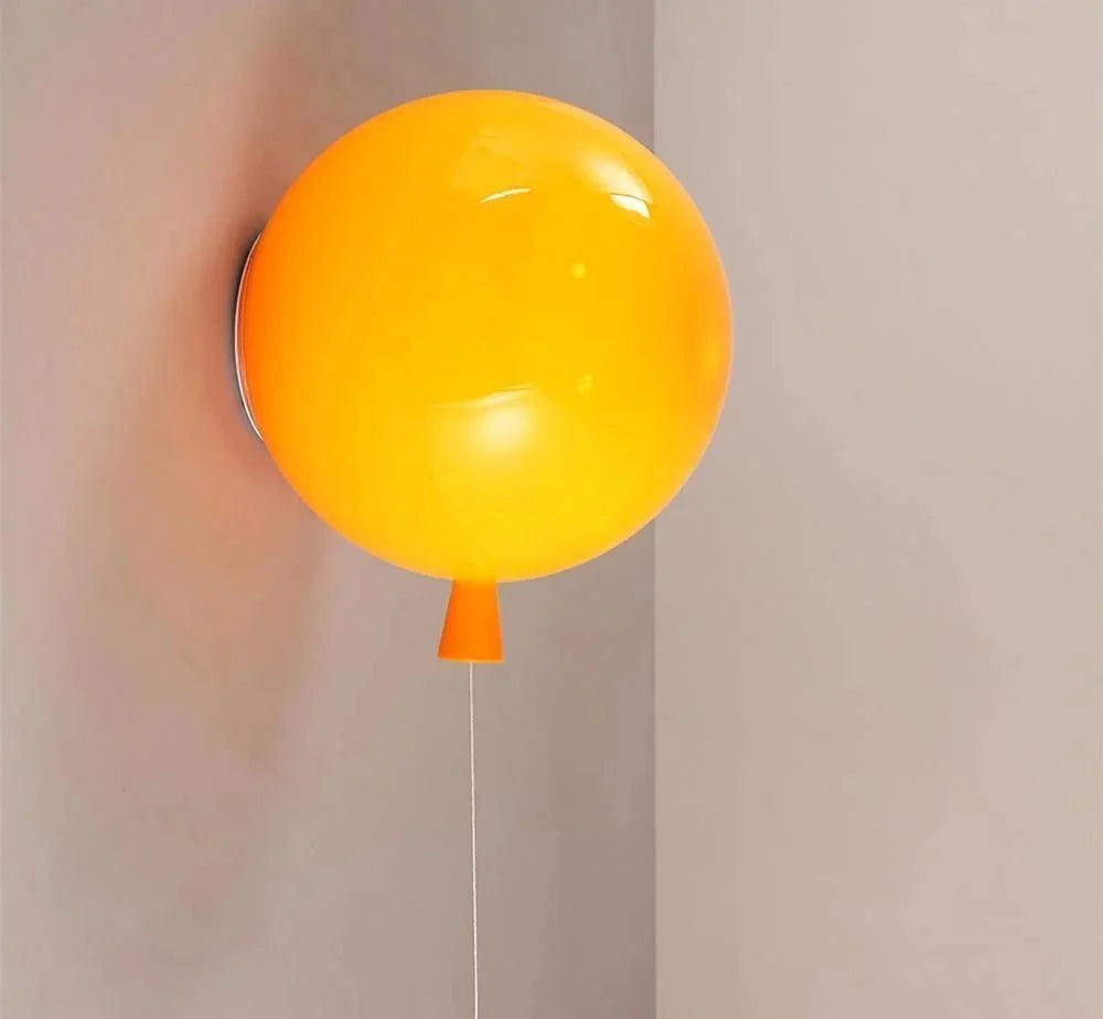 Round Colorful Wall Sconce — Playful Modern Bedside Style | BALLON™
