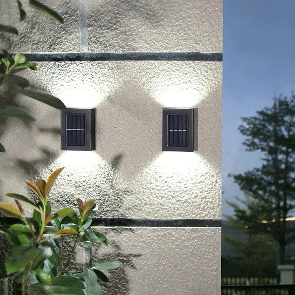 Solar Up-Down Outdoor Wall Light — Waterproof Sensor Style | Lizzy™