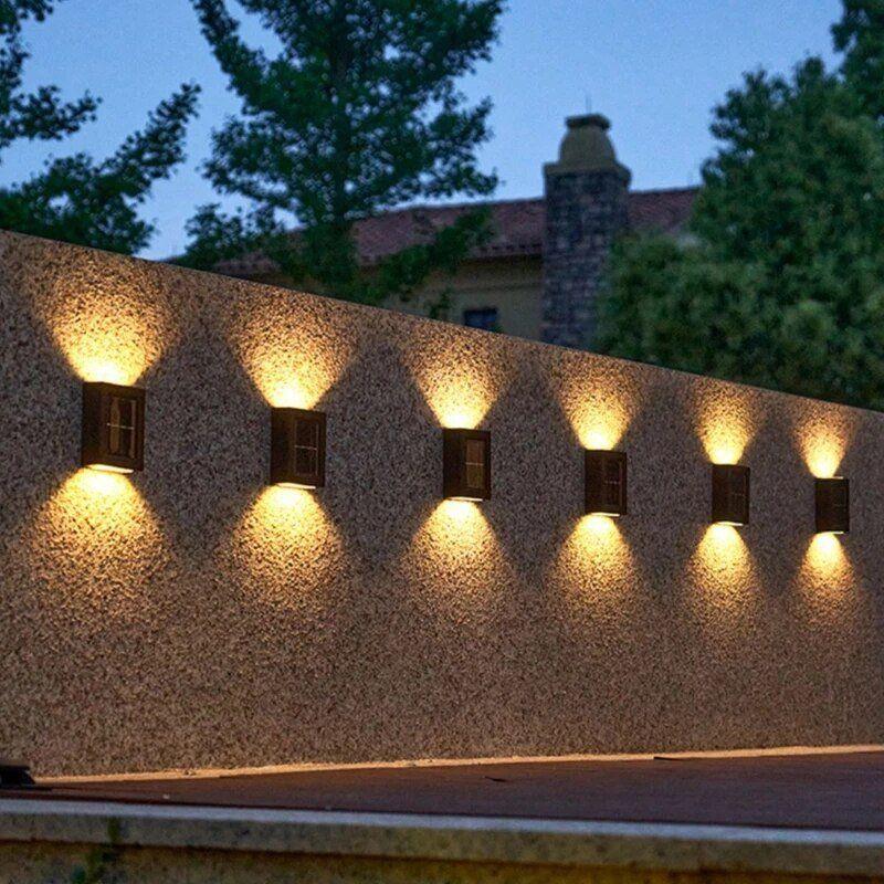 Solar Up-Down Outdoor Wall Light — Waterproof Sensor Style | Lizzy™