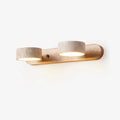 Travertine Pebble Duo Wall Sconce — Wabi-Sabi Style | CALANQUE™