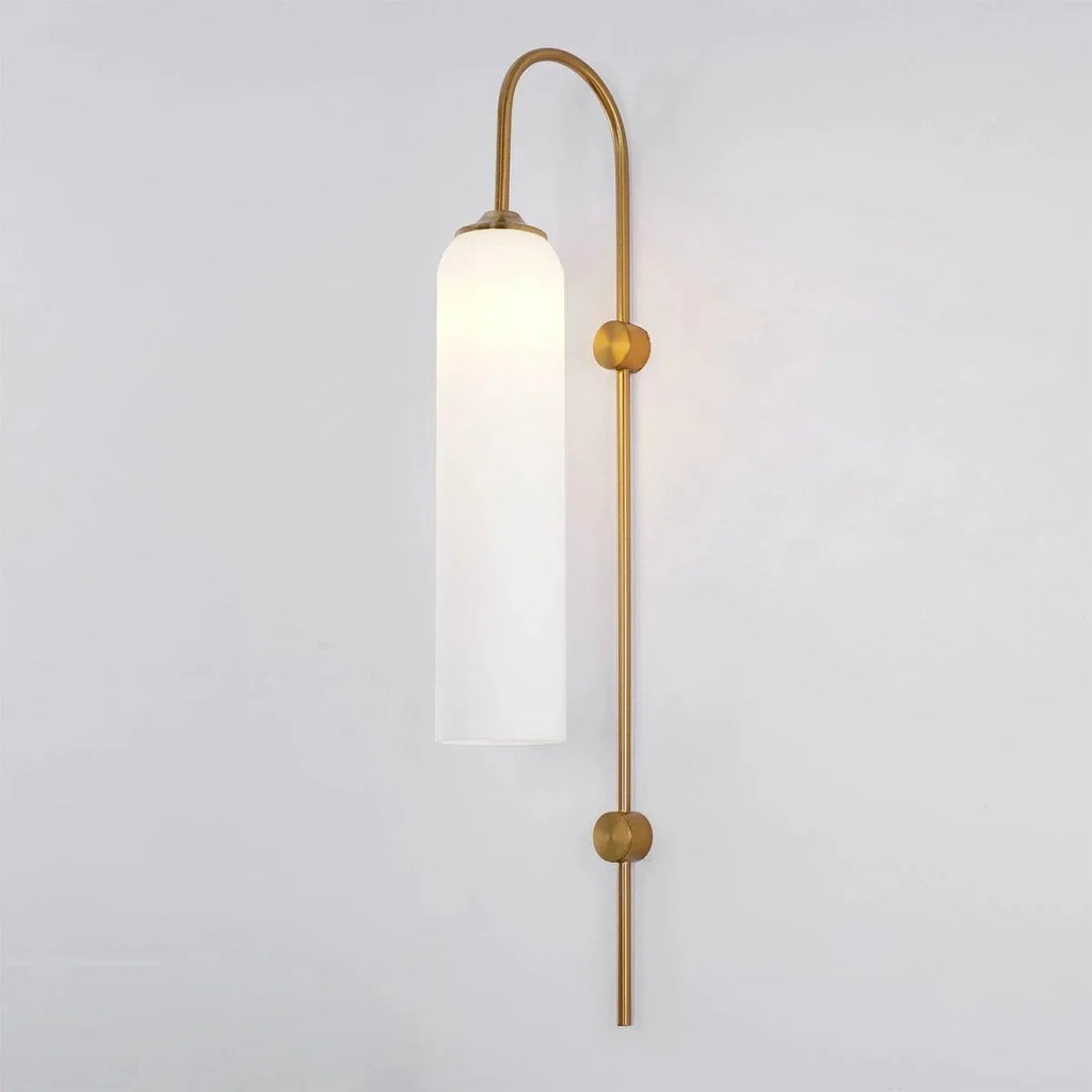 Colored Glass Tube Wall Sconce — Modern Nordic Style | FUSEAU™