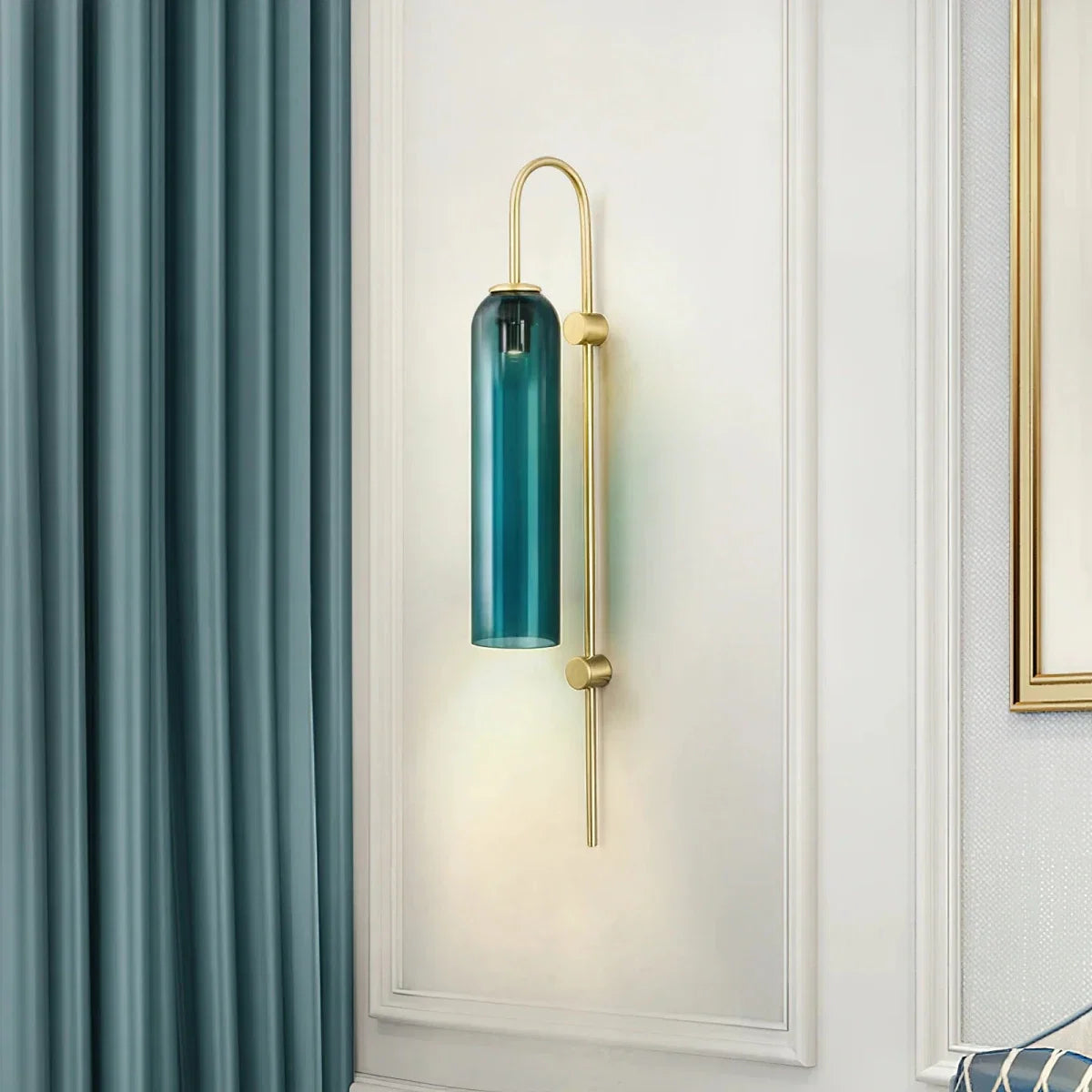 Colored Glass Tube Wall Sconce — Modern Nordic Style | FUSEAU™