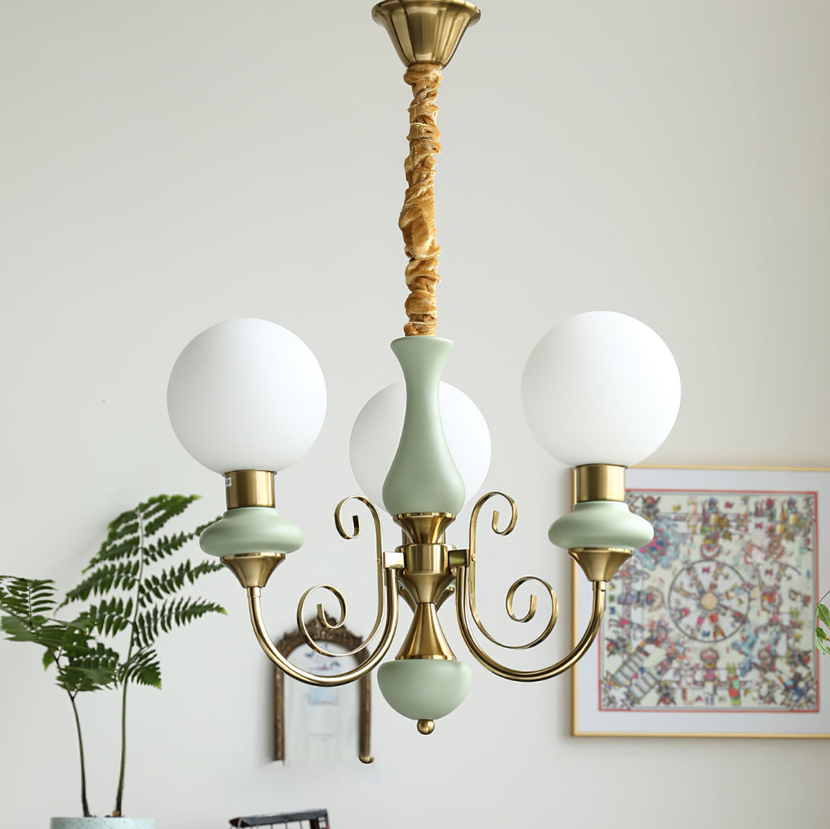Onyx Glass Chandelier – product image 15