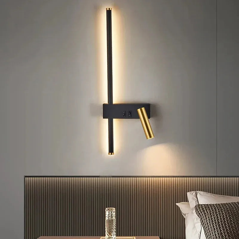 Dual LED Wall Reading Light with Adjustable Spotlight – 19.7 Inch | Lumia – alternate view 8