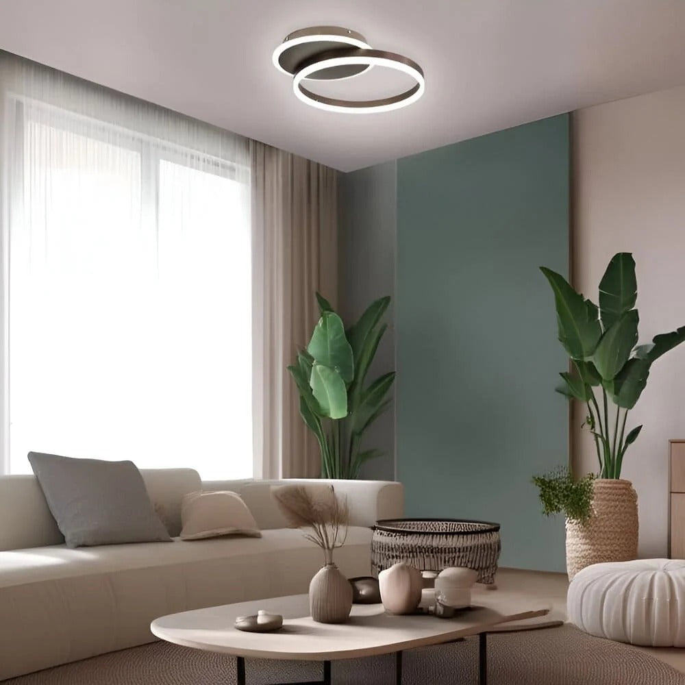 Interlocking Ring LED Flush Mount – 2 to 6 Rings | Circle – alternate view 12