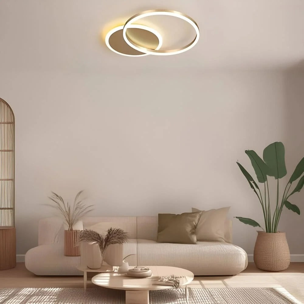Interlocking Ring LED Flush Mount – 2 to 6 Rings | Circle – alternate view 13