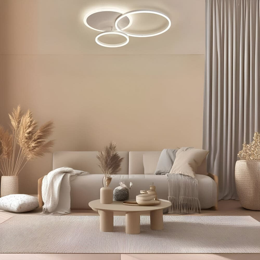 Interlocking Ring LED Flush Mount – 2 to 6 Rings | Circle – alternate view 14
