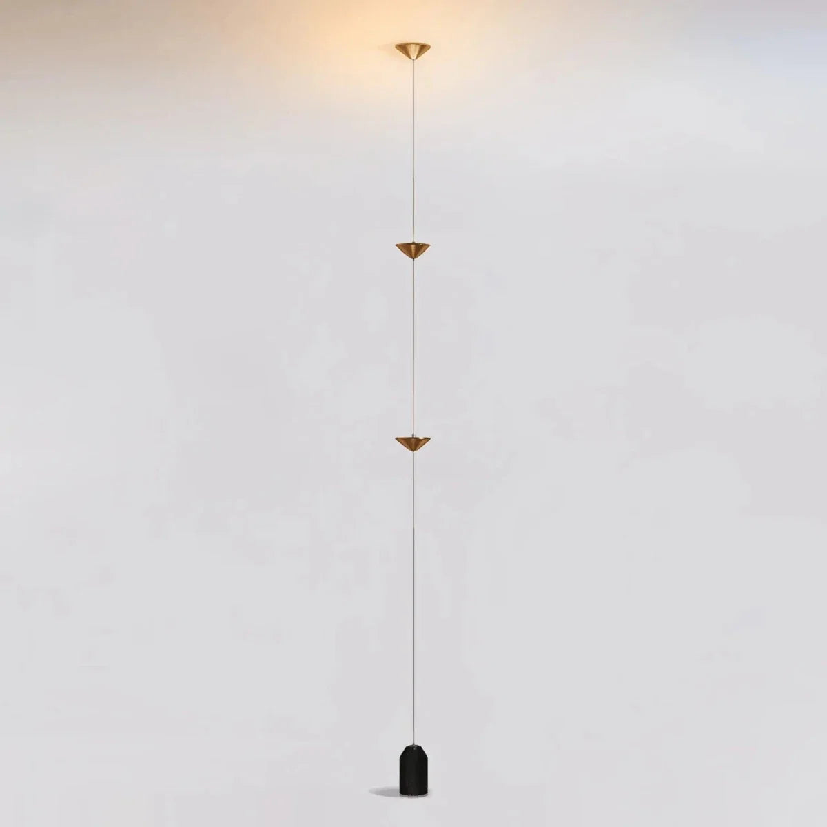 Gold Cone String Floor Lamp — Sculptural Modern Style | COLONNE™