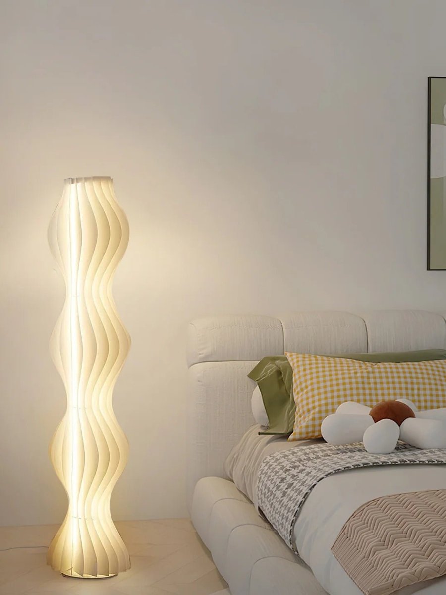 Sculptural Wave LED Floor Lamp – 68.9 Inch | Lysia – alternate view 10