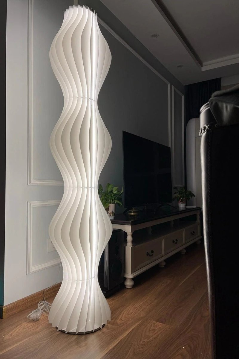 Sculptural Wave LED Floor Lamp – 68.9 Inch | Lysia – alternate view 8