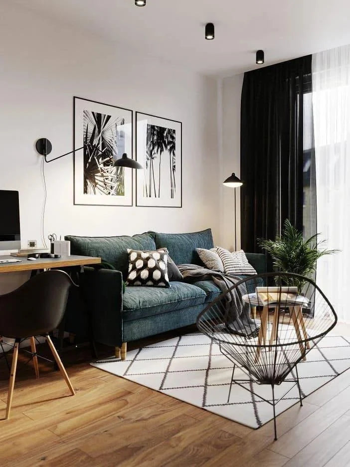 3-Arm Articulated Tripod Floor Lamp — Art Deco Industrial Style | MANTE™