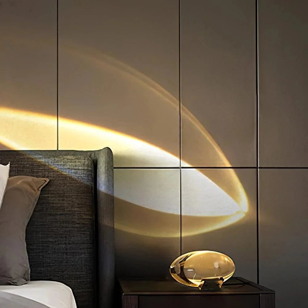 Optical Crystal Comet Table Lamp — Sculptural Style | CIEL™