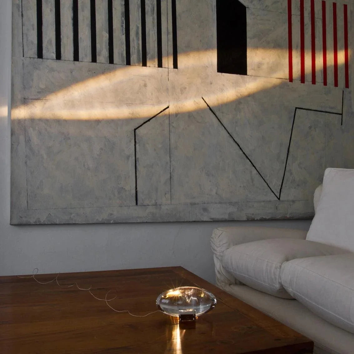 Optical Crystal Comet Table Lamp — Sculptural Style | CIEL™