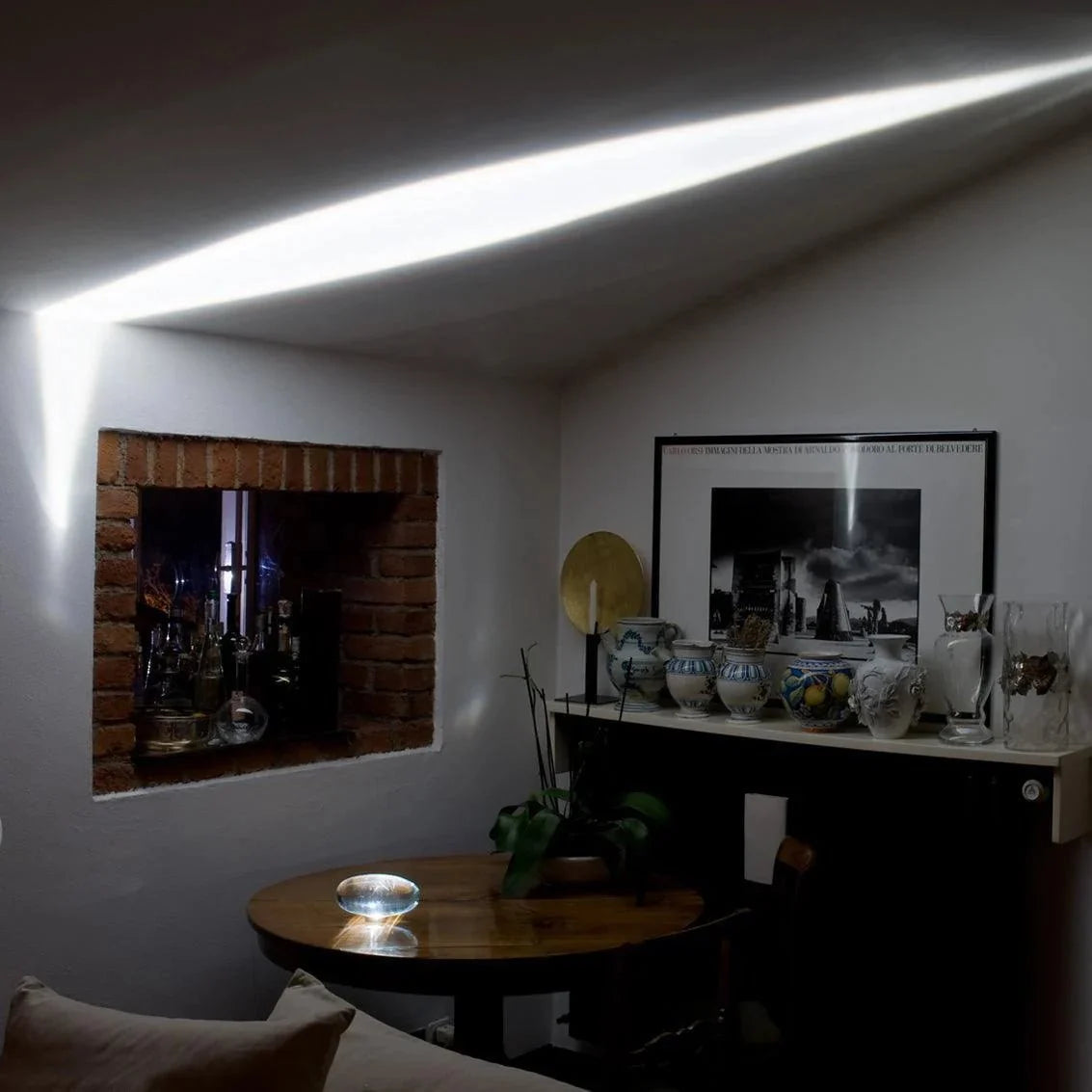 Optical Crystal Comet Table Lamp — Sculptural Style | CIEL™