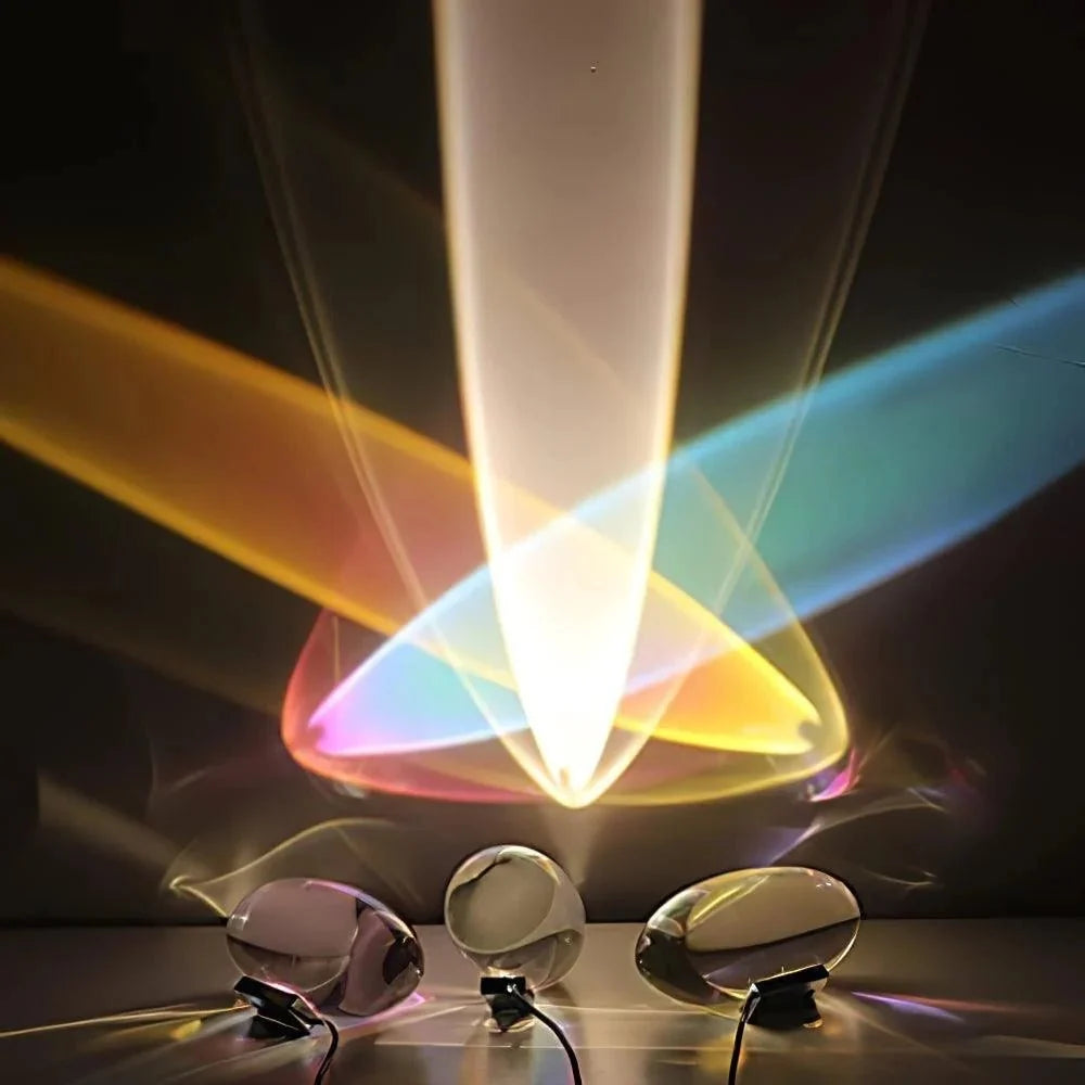 Optical Crystal Comet Table Lamp — Sculptural Style | CIEL™