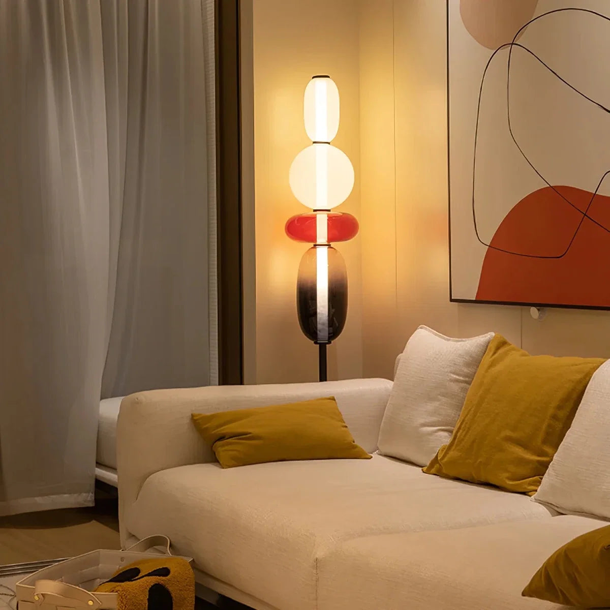 Stacked Glass Sphere Lamp — Playful Candy Style | BONBON™