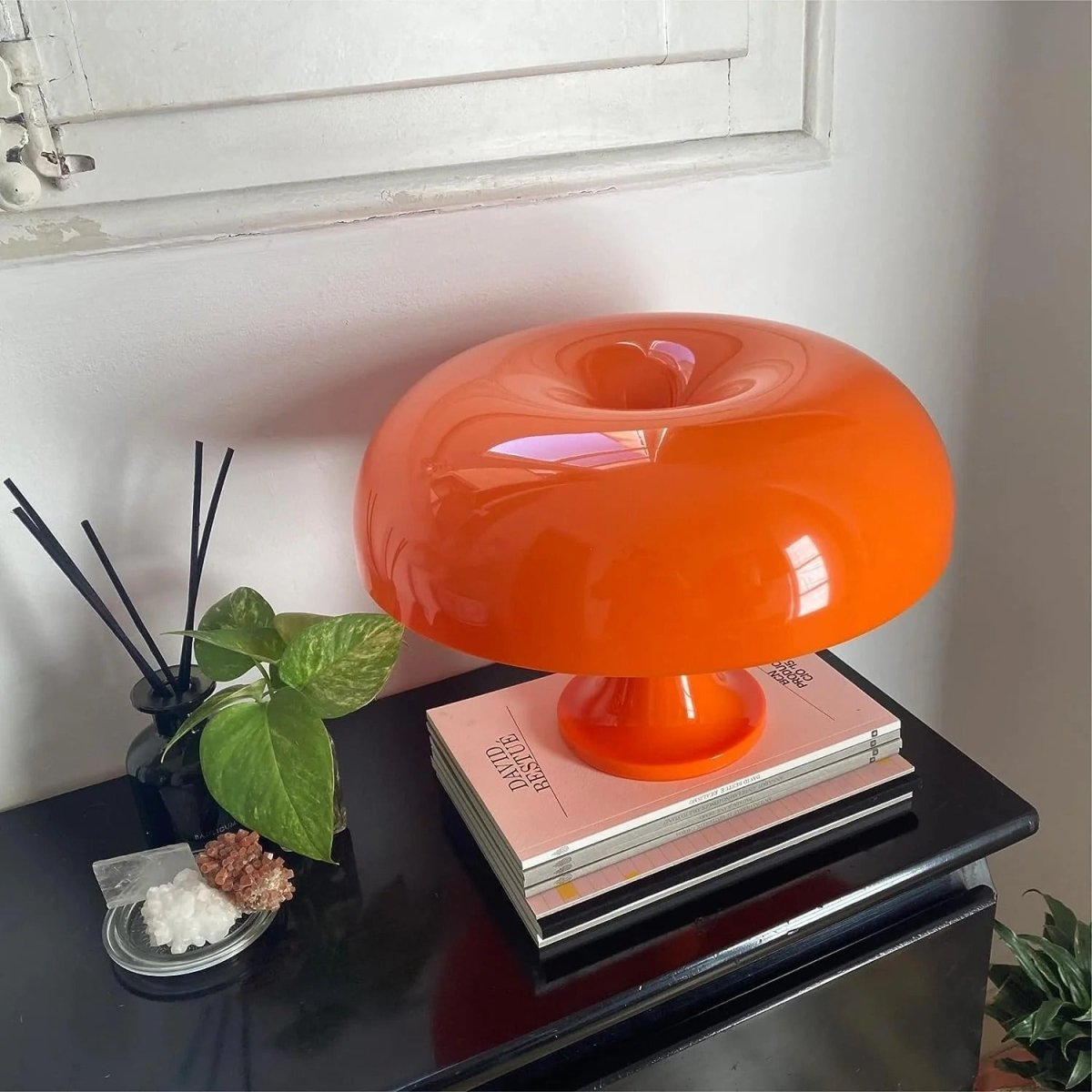 Mushroom Vintage Retro Glass Table Lamp — 70s Italian Style | Le Cèpe™