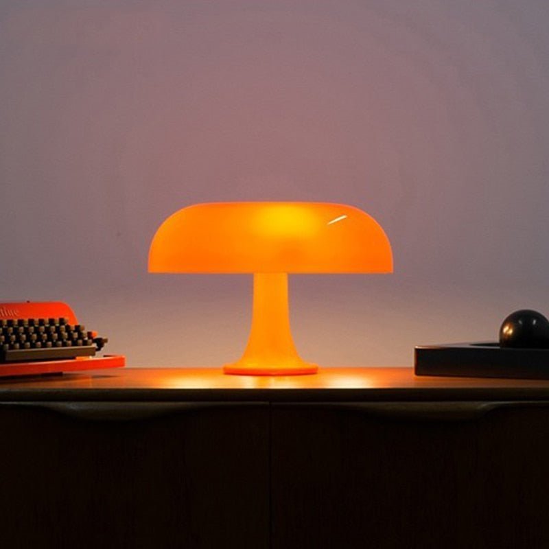 Mushroom Vintage Retro Glass Table Lamp — 70s Italian Style | Le Cèpe™