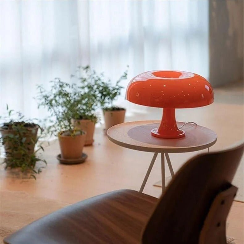 Mushroom Vintage Retro Glass Table Lamp — 70s Italian Style | Le Cèpe™