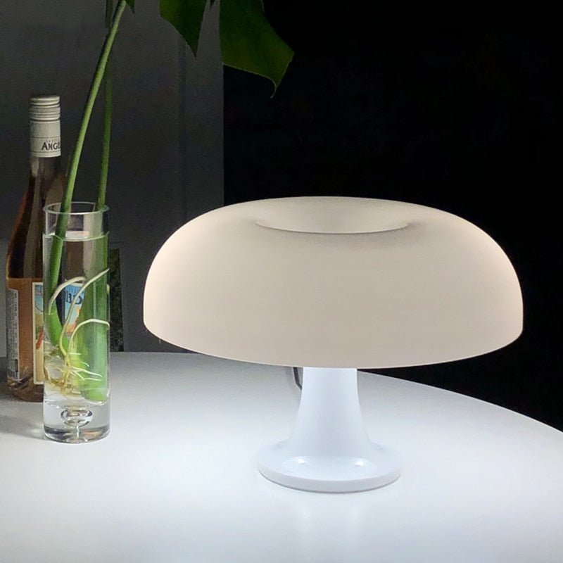Mushroom Vintage Retro Glass Table Lamp — 70s Italian Style | Le Cèpe™