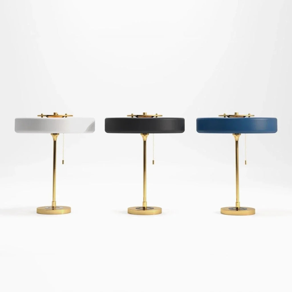 Metal Shade Table Lamp — Nordic Luxury Bedside Style | PHARE™