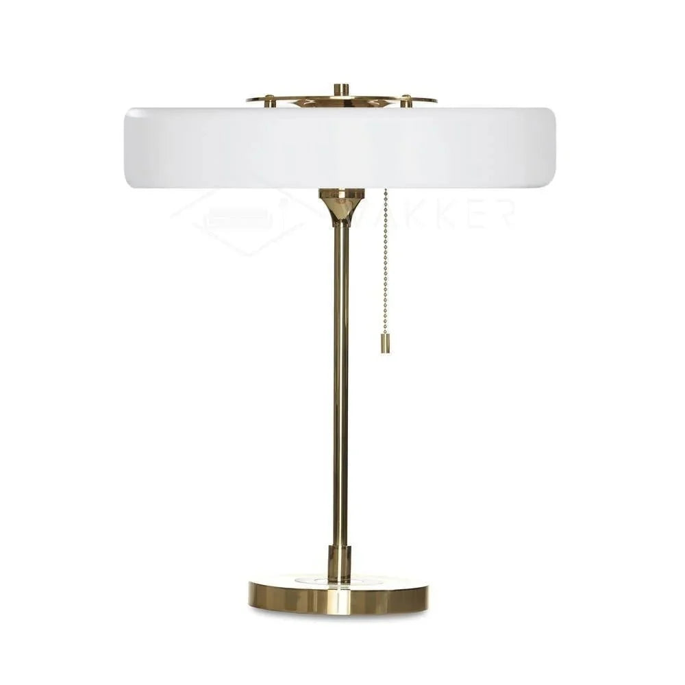 Metal Shade Table Lamp — Nordic Luxury Bedside Style | PHARE™