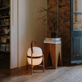 Wood & Glass Table Lamp — Simple Art Deco Style | SOUCHE™
