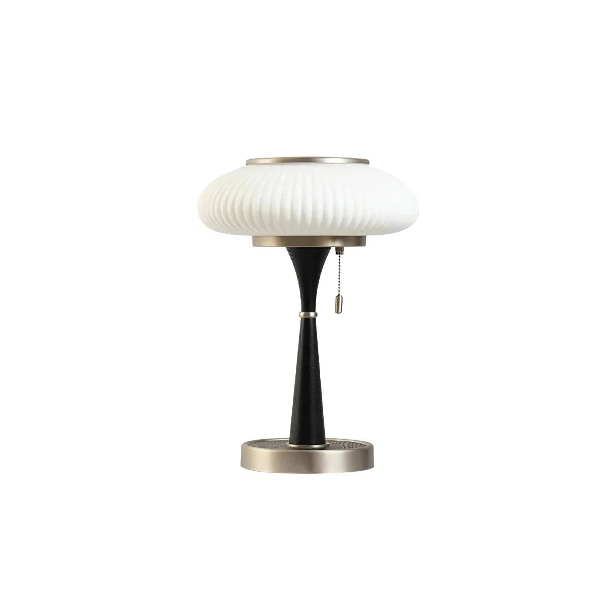 Frosted Glass Mushroom Table Lamp — Vintage Nordic Bedside Style | GIROLLE™