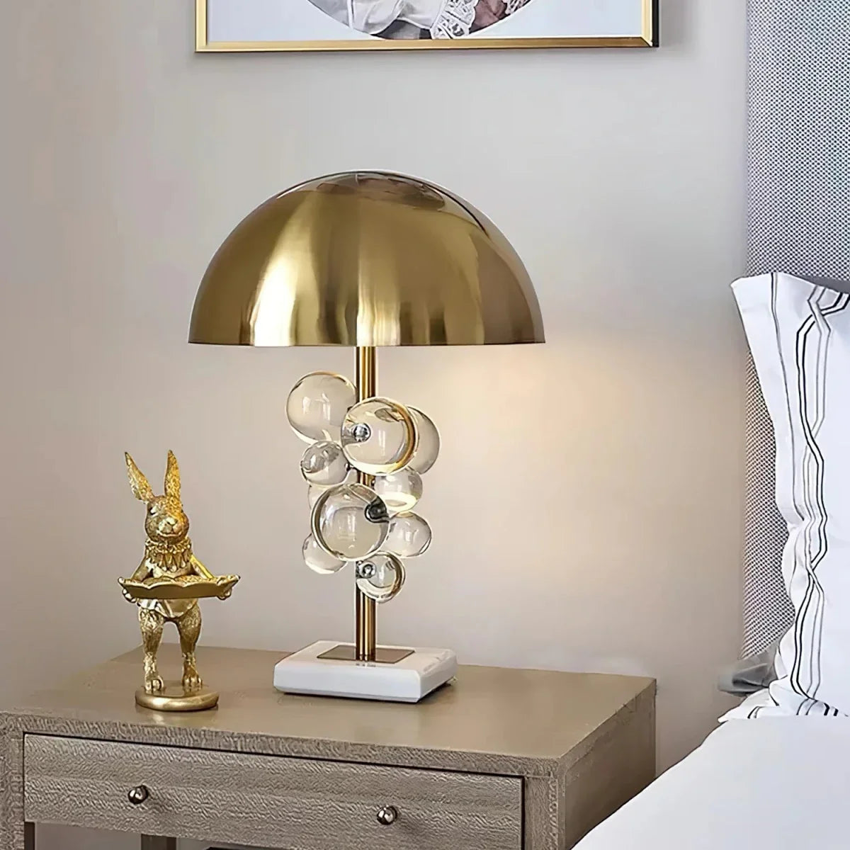 Faceted Crystal Table Lamp — Postmodern Chic Style | FACETTE™