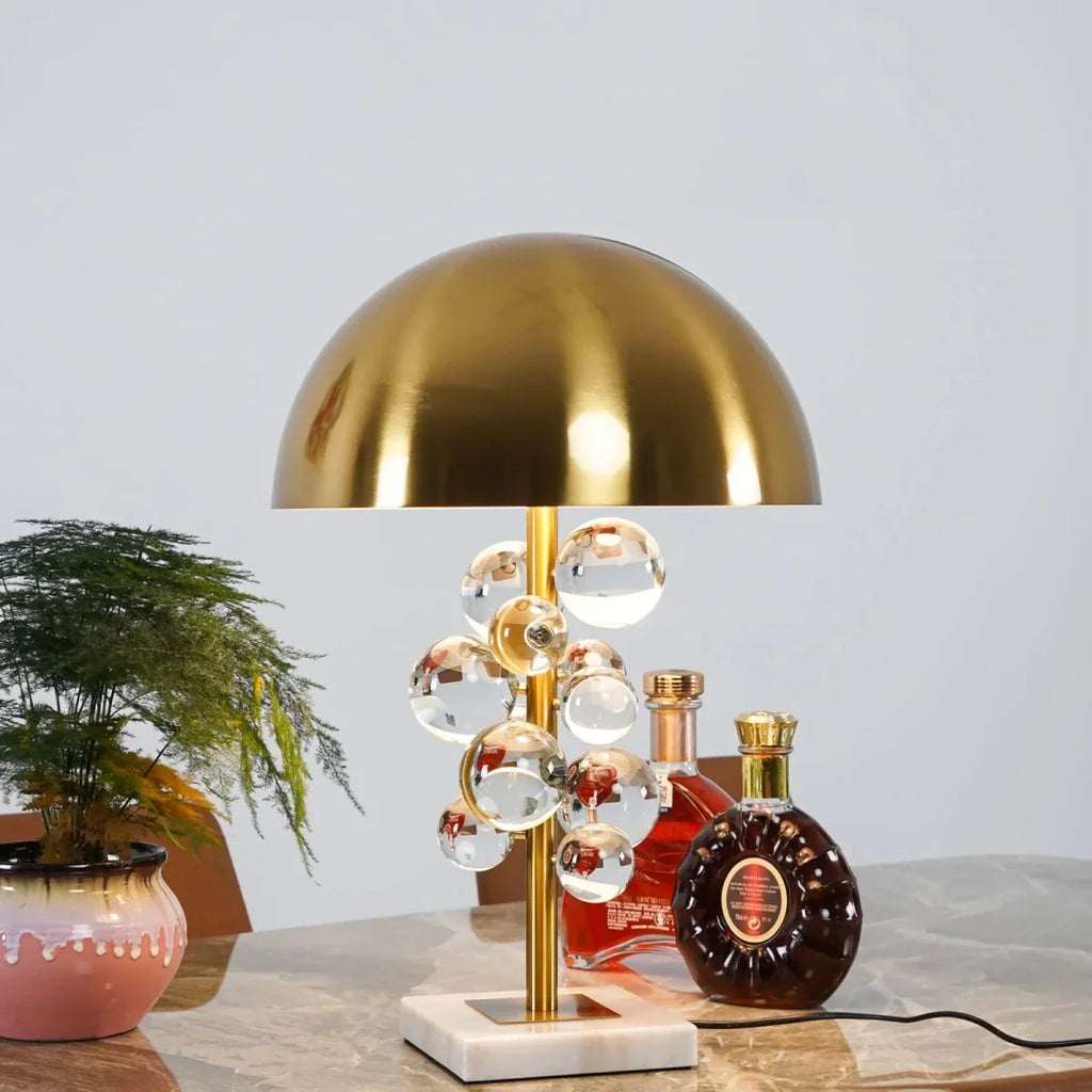 Faceted Crystal Table Lamp — Postmodern Chic Style | FACETTE™