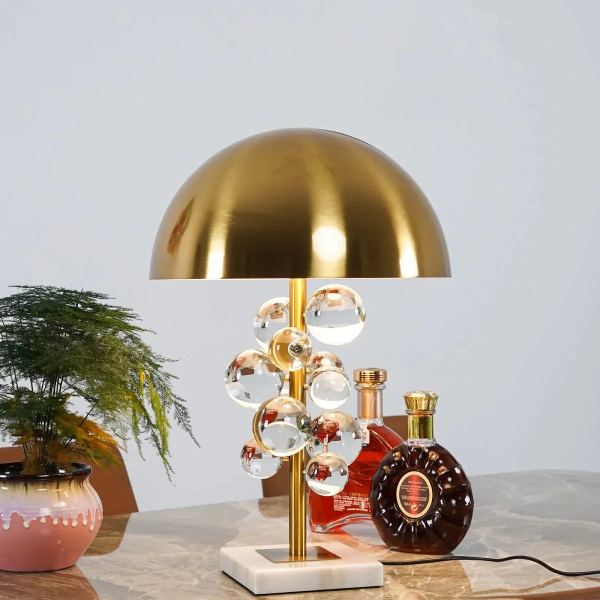 Faceted Crystal Table Lamp — Postmodern Chic Style | FACETTE™