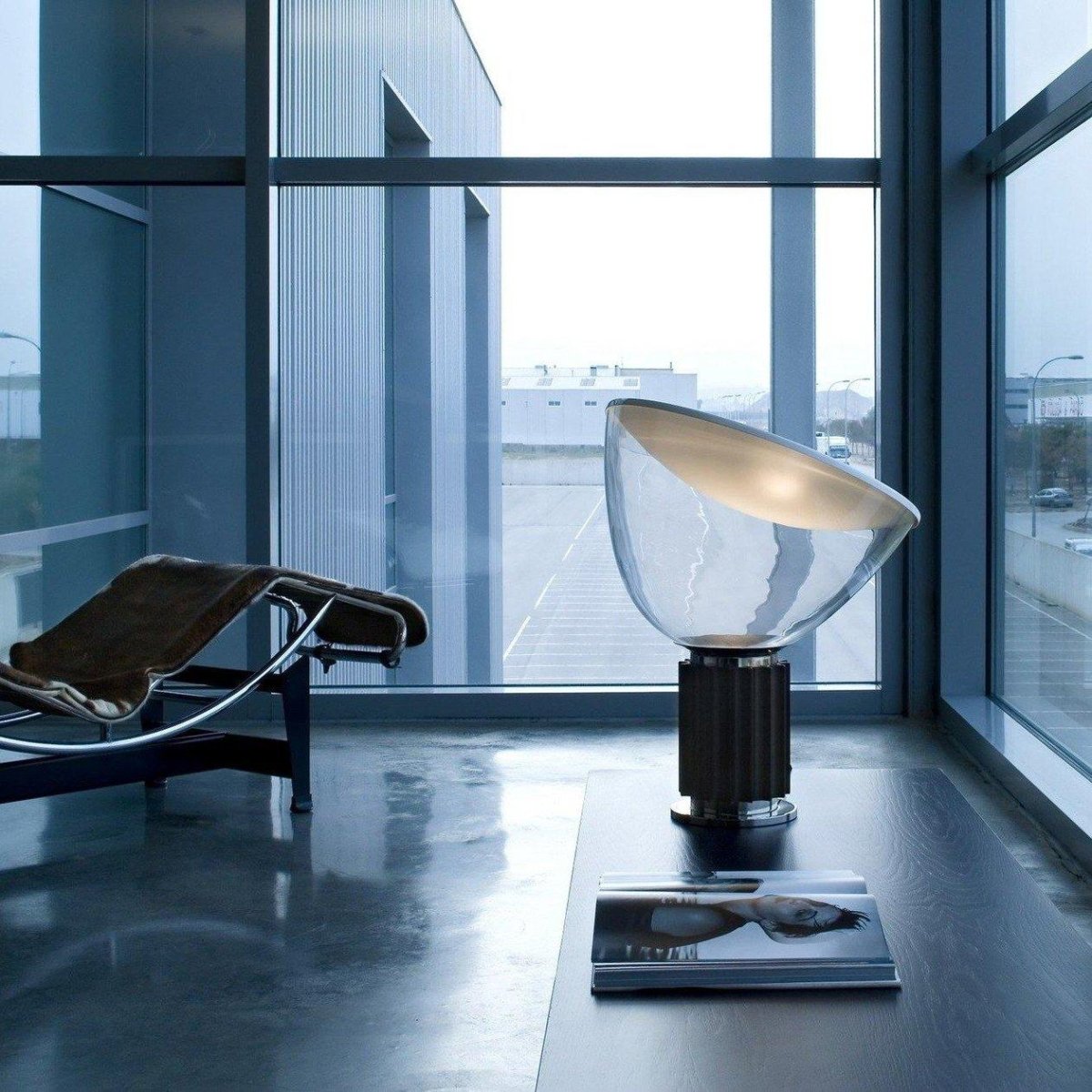 Glass Dome Table Lamp — Italian Modern Sculptural Style | OMBELLE™
