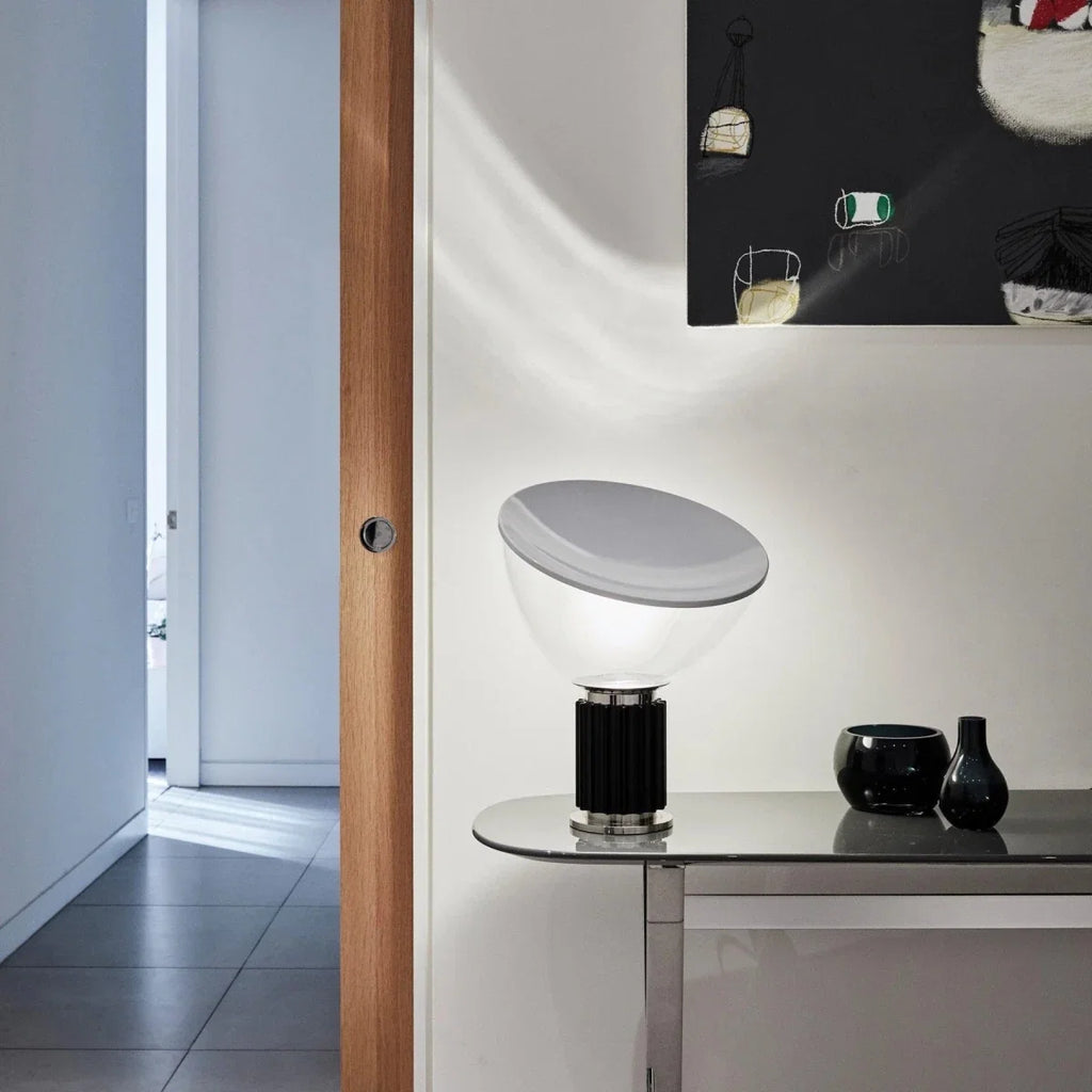 Glass Dome Table Lamp — Italian Modern Sculptural Style | OMBELLE™