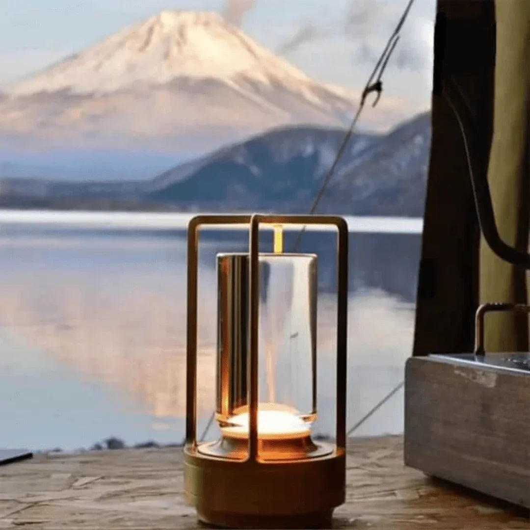 Cordless Rechargeable LED Table Lamp – Touch Control, Gold or Black | Hudson – alternate view 5