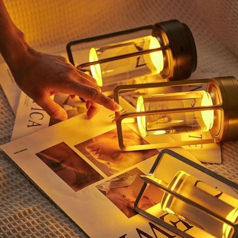 Cordless Rechargeable LED Table Lamp – Touch Control, Gold or Black | Hudson – alternate view 15