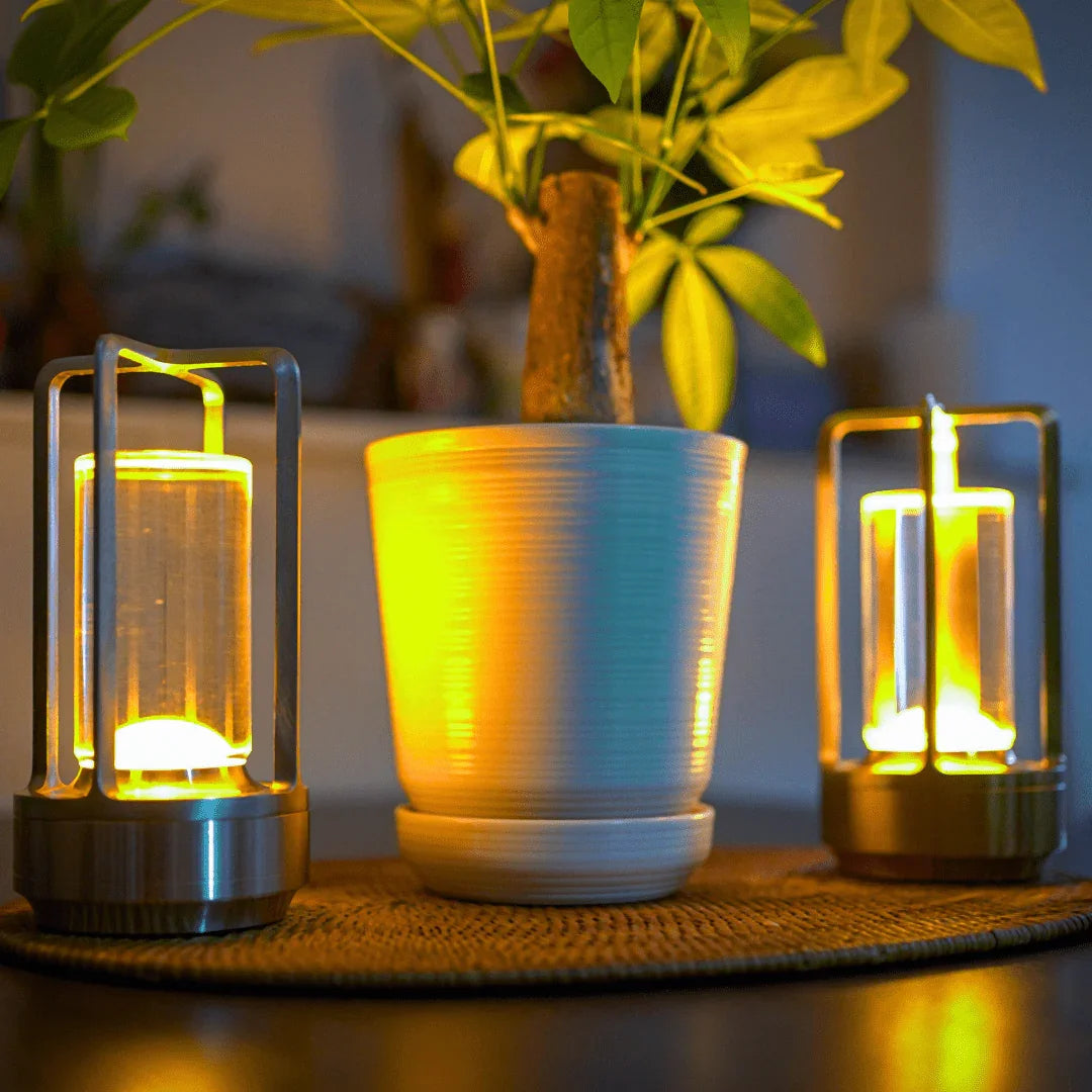 Cordless Rechargeable LED Table Lamp – Touch Control, Gold or Black | Hudson – alternate view 9
