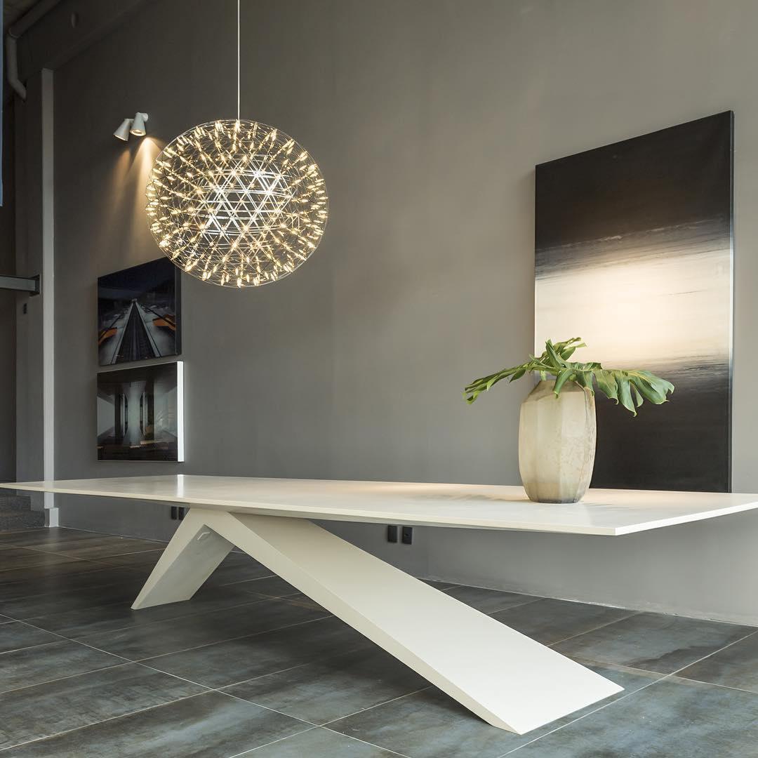 Chrome Steel Sparkle Sphere Chandelier — Modern Multi-Point Flush Mount | ÉTINCELLE™