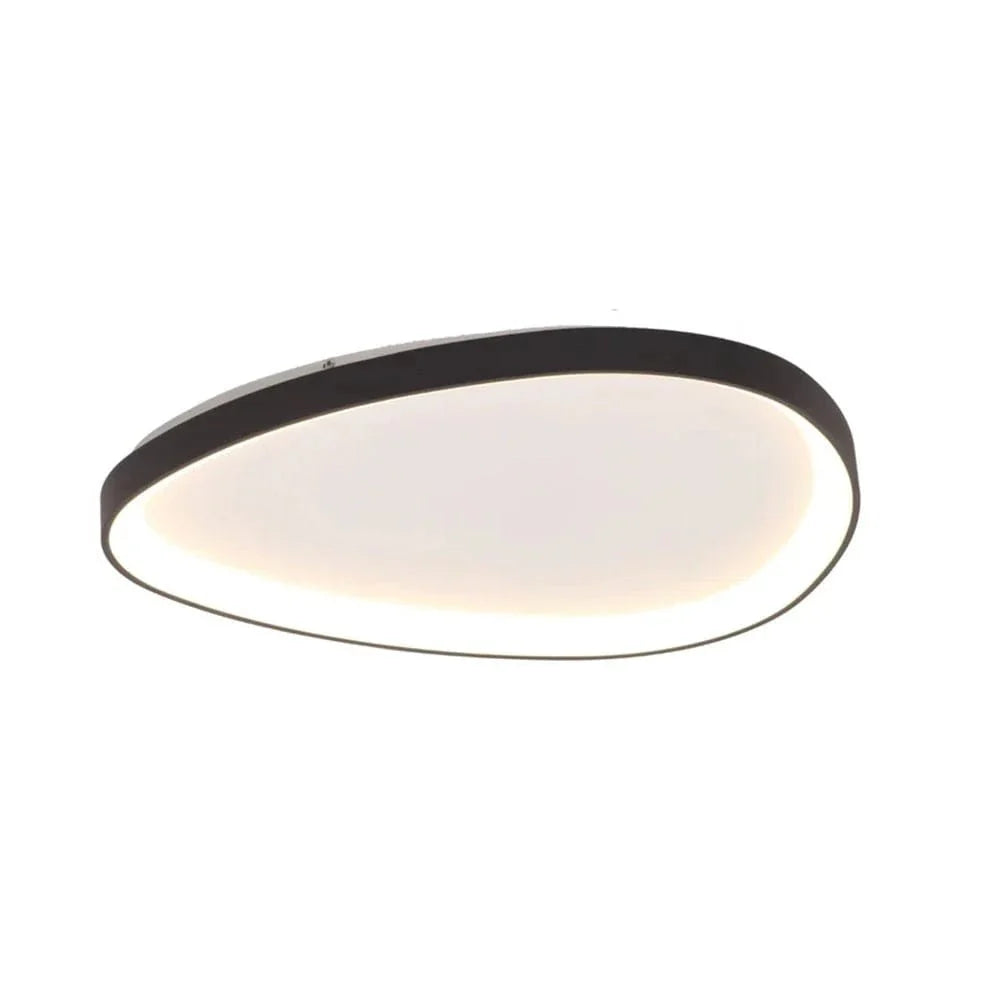 Interlocking Pebble LED Flush Mount — Organic Modern Style | Galet