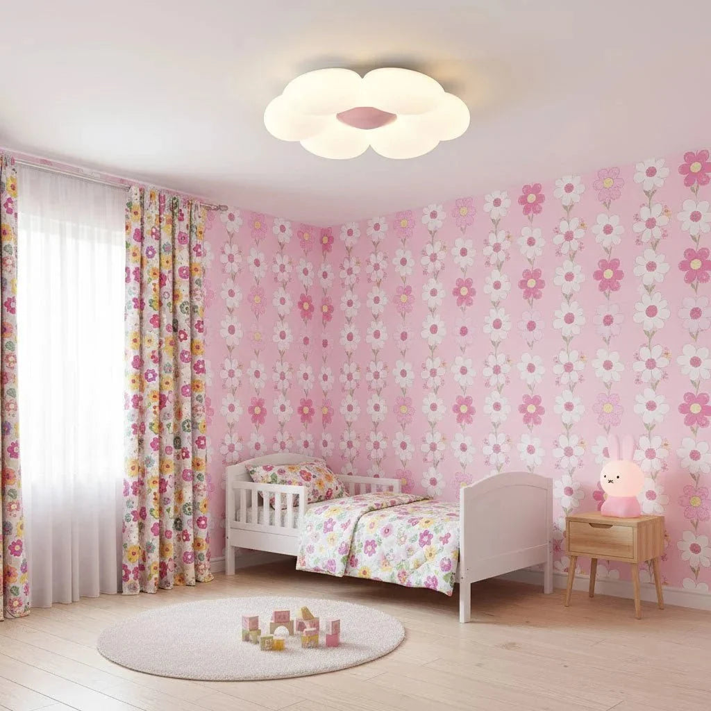 Flower Ceiling Light — Romantic Kids Room Style | PIVOINE™