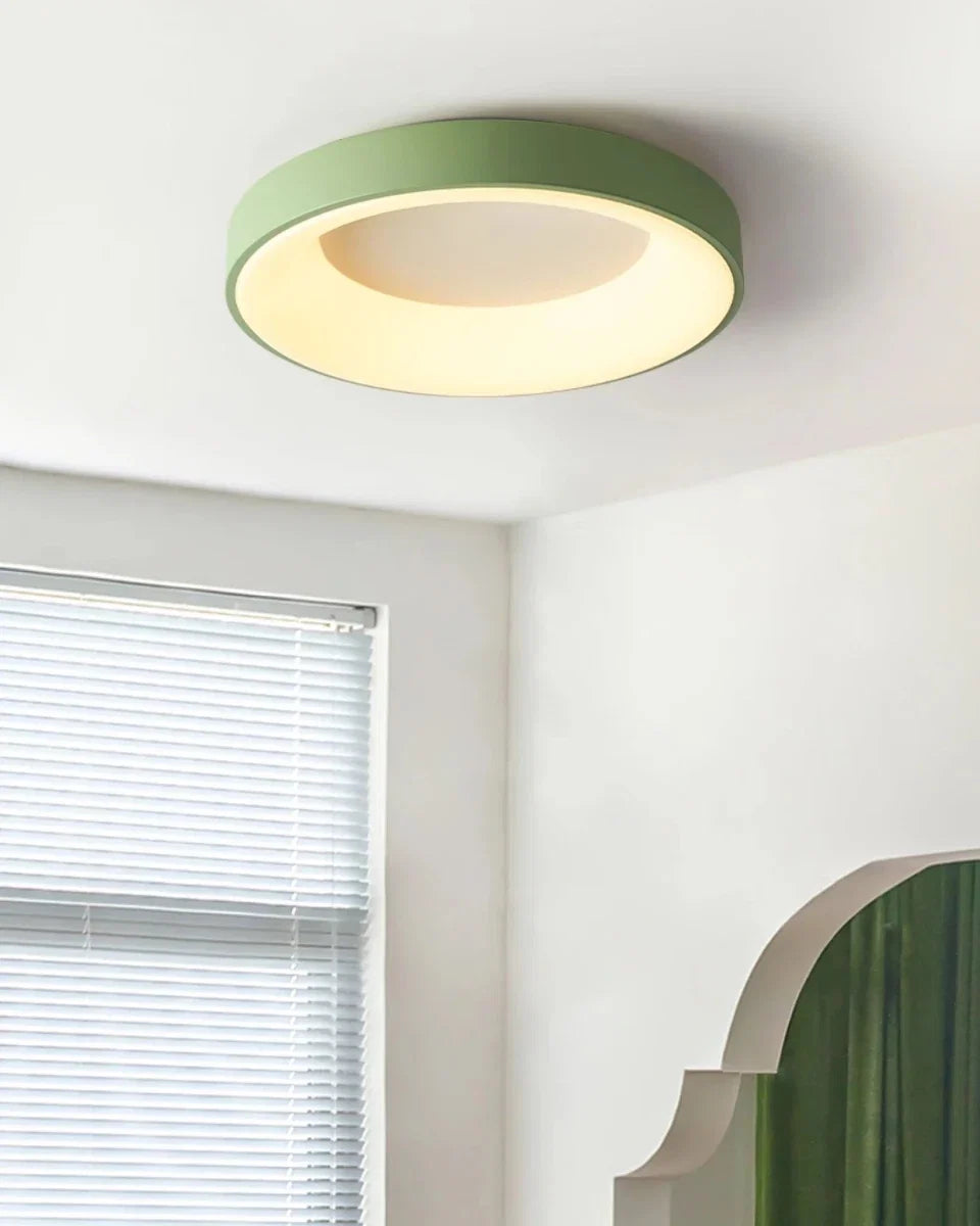 Colorful Round Flush Mount — Macaron Style Ceiling Light | CARAMEL™