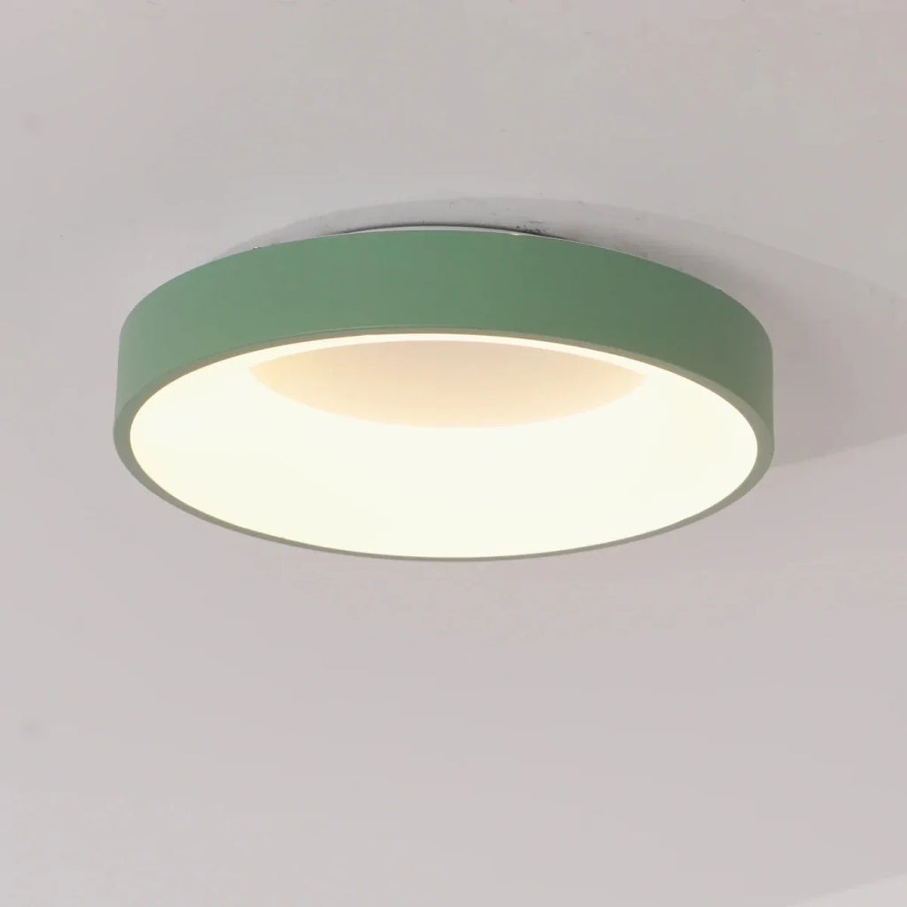 Colorful Round Flush Mount — Macaron Style Ceiling Light | CARAMEL™